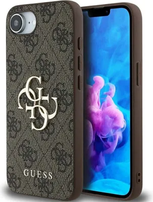 Obrázek produktu pro Pouzdro GUESS pro IPHONE 16e (SE 4 2025) GUHCPSE44GMGBR (4GPolyuretanBig Logo) hnědé