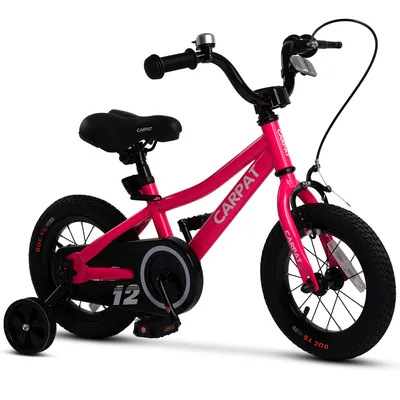 Produktbild von Velors Kinderfahrrad 12 14 16 Zoll Kinderfahrrad für 3-7 Jahre 1 Gang Kettenschaltung Mädchen Jungen Fahrrad Bike mit Stützräder ab 3 Jahre