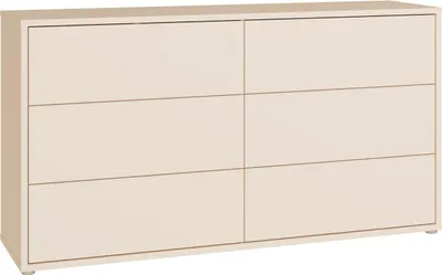 Produktbild von Schubkastenkommode >ALICE SPRINGS< in sandfarbig - 154,5x83,1x41,5cm (BxHxT)