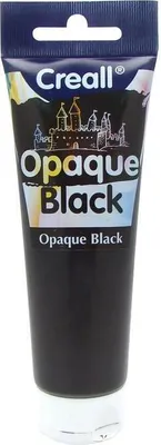 Zdjęcie produktu dla Creall - nieprzezroczysty Creall Black Tube 120ml | Tube A 120 mililitrów