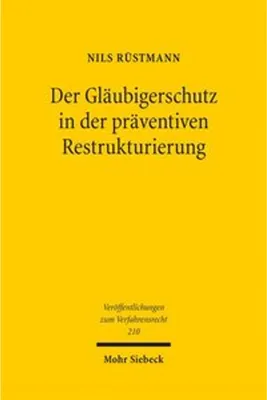 Obrázok produktu pre Der Gläubigerschutz in der präventiven Restrukturierung