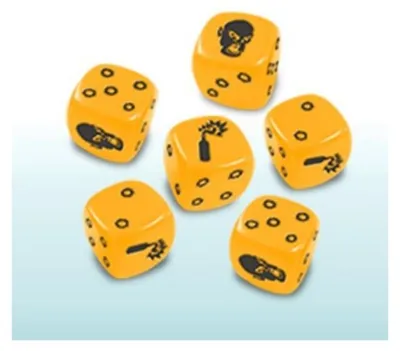 Zdjęcie produktu dla Zombicide Yellow Dice Set