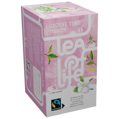 Produktbild von Tea of Life | Grüner Tee Jasmin | 1,5 g x 100 Stück