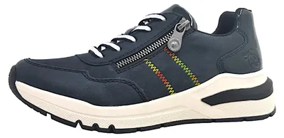 Produktbild von Rieker Damen Sneaker Schnürschuhe sportliches Design M6601, Größe:37 EU, Farbe:Blau