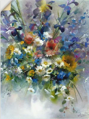 Produktbild von ARTland Wandbild, selbstklebend Blumen Impression Größe: 30x40 cm