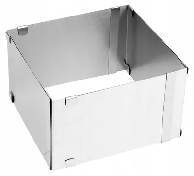Produktbild von Rossner Verstellbare Kuchenform Edelstahl 15-28 cm