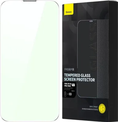 Produktbild von Baseus gehärtetes Glas mit Antispy Bildschirm Filter für Iphone 14 Pro