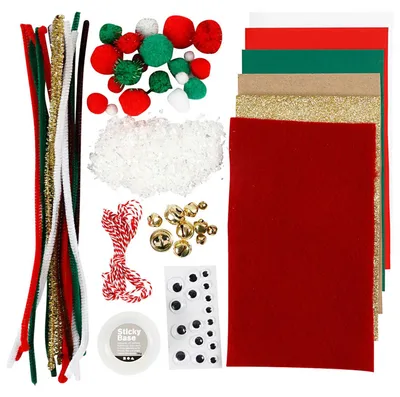 Produktbild von Creativ Company Bastelset Weihnachten - Basismaterialien für Kinder