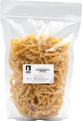 Produktbild von Ingwerstäbchen medium, kandiert, mild im Geschmack, leckerer Snack, 1kg