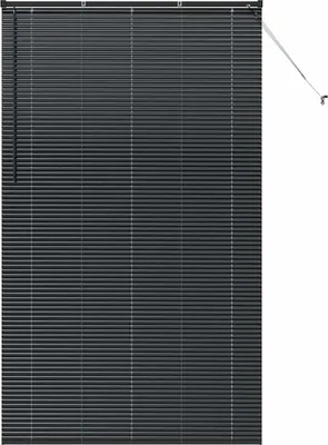 Image de Stores à lamelles vidaXL, noir, 220 x 135 cm, aluminium