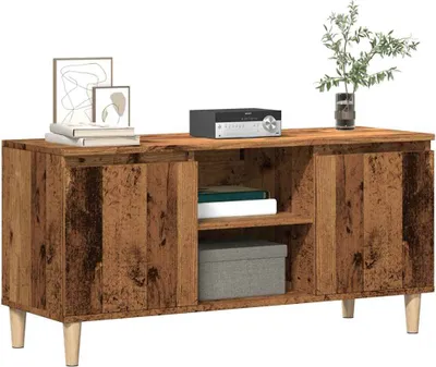 Produktbild von PUEAZU TV-Schrank Altholz-Optik 102x35x50 cm Holzwerkstoff - TV-Schränke &23785