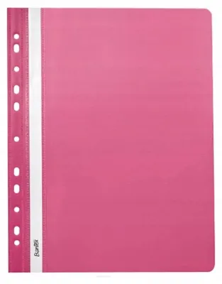 Produktbild von Bantex Schnellhefter Pink A4 mit Perforation