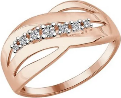 Produktbild von Sokolov Damenring aus vergoldetem 925 Silber mit Zirkonia, Sterlingsilber Ring