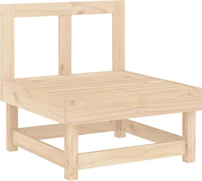 Produktbild von vidaXL Garten-Mittelsofa Massivholz Kiefer