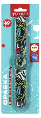 Obrázok produktu pre Pravítko s gumou 20 cm Futbal Starpak