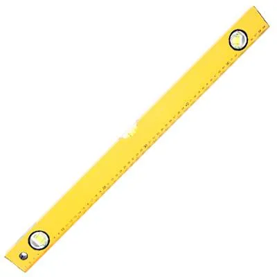 Obrázok produktu pre Vodováha ZEDNICKA žltá 60cm 3 vodováhy - balenie po 1 ks