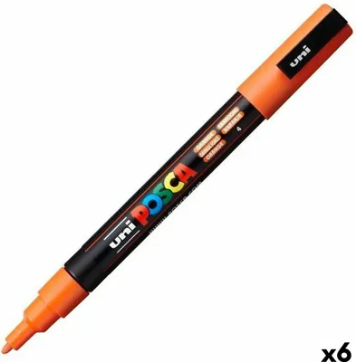 Imagen del producto de POSCA - Rotulador POSCA PC3M F, color  | 1 unidad | Paquete de 6 unidades