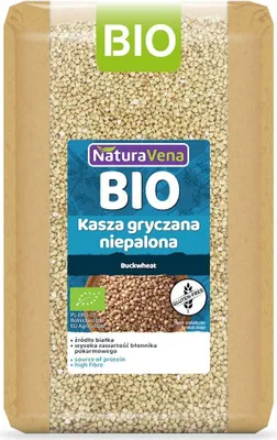 Obrázok produktu pre POHÁNKOVÉ POHANKY NEPRAŽENÉ, BEZLEPKOVÉ,1 kg - NATURAVENA