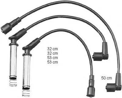Produktbild von BorgWarner (BERU) ZEF1120 Zündkabelsatz Zündleitungssatz für OPEL Astra F CC (T92) Kadett E CC (T85) Astra F Caravan (T92) Astra F Limousine (T92)