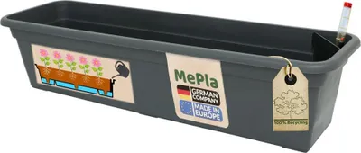 Produktbild von MePla - Balcony mit Bewässerung 100 incl. Wasserstandsanzeiger - anthrazit