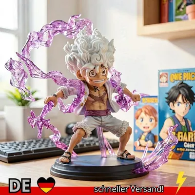 Produktbild von Bandai 10 Cm Mini One Piece Ruffy Gear 5 Actionfigur Sonnengott Nika Statue