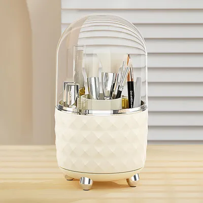Image de Omgoods - Organisateur de cosmétiques avec rotation à 360° pour pinceaux de maquillage