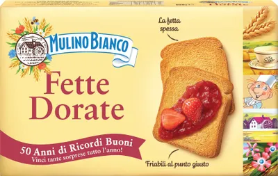 Produktbild von Mulino Bianco, Fette Biscottate Dorate - 630 gr