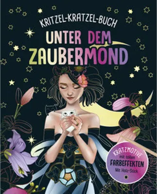 Produktbild von Unter dem Zaubermond - Kritzel-Kratzel-Buch für Kinder ab 7 Jahren