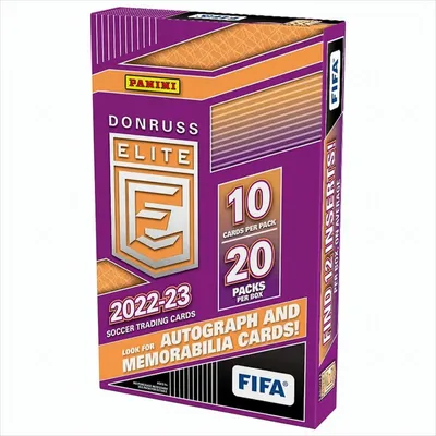 Produktbild von 2022-23 Donruss Elite FIFA Trading Cards Retailbox