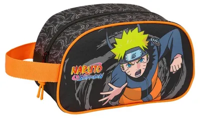 Productafbeelding van Safta Naruto toilettas, 26x15x12 cm, zwart. Kinderen, zwart, one size