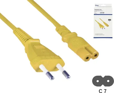 Produktbild von MAG CB-8-GE-KB, 1,8 m, Netzstecker Typ C, IEC C7, H03VVH2-F, 250 V, 2.5 A