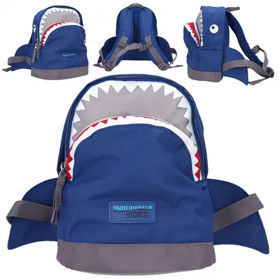 Produktbild von Depesche 12042 Dino World Rucksack Hai blau
