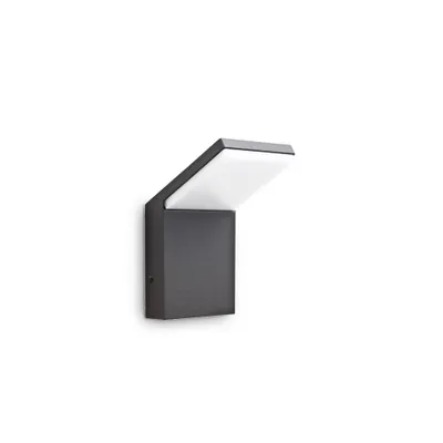 Produktbild von Applique Moderna Style Alluminio Antracite Led 9W 3000K Luce Calda
