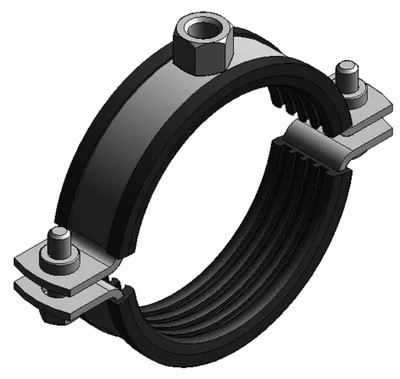 Immagine prodotto di Morsetto per tubi MEFA Maxima PSM 158-163 mm, M16, 5 kN, zincato, nero/argento, 1 pz.