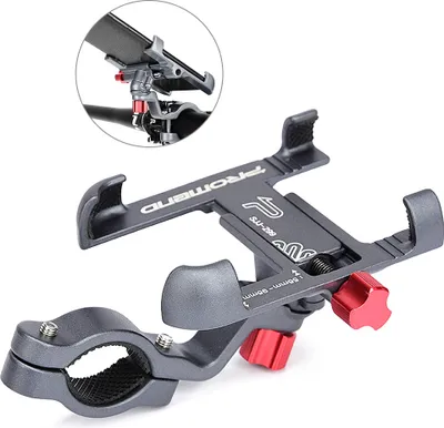 Produktbild von Starke aluminiumlegierung fahrrad handyhalterung fahrrad motorrad handyhalter 360 ¡ã drehung verstellbare handyhalterung 31,8mm lenker