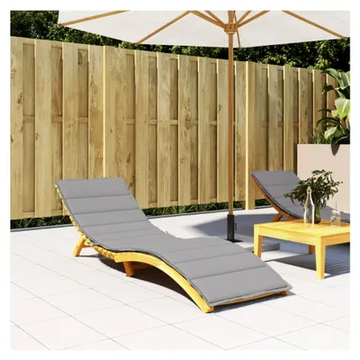 Produktbild von Liegenauflage für Sonnenliege und Gartenstuhl Grau 200x50x3 cm Oxford-Gewebe