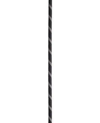 Schwarzes statisches Kletterseil "Static Low Stretch 110mm" von Edelrid; geeignet für Kletteranwendungen.
