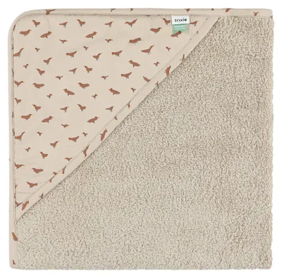 Produktbild von Trixie Kapuzenbadetuch Baby Babbling Birds - Baumwolle Handtuch
