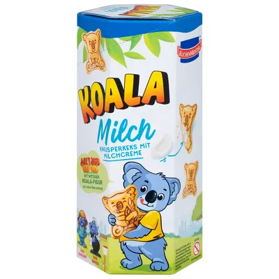Image de Kuchenmeister Koala lait biscuits sucrés croustillants en forme d'ours 75g