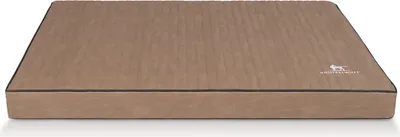 Produktbild von Knuffelwuff orthopädische Hundematte Palomino aus laser-gestepptem Kunstleder XXL 115 x 80 Camel