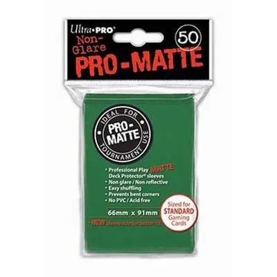 Obrázok produktu pre Ultra PRO 82652, puzdro na karty, Zelená, 50 kusov
