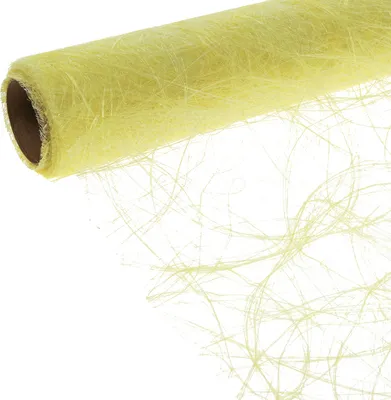 Produktbild von Deko Vlies Sizoweb Tischläufer Gelb 30cm x 5m Tischdeko