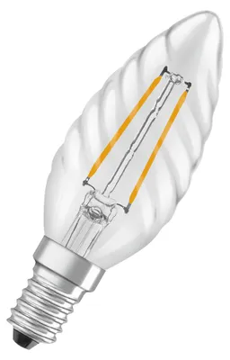 Zdjęcie produktu dla 2x Lampa LED E27 A60 3.4W = 40W 470lm 2700K Ciepła 300° Filament STAR CLASSIC Osram Żarówka