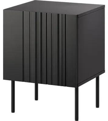 Productafbeelding van Nachtkastjes (2 stuks), ISOLA, zwart, mat