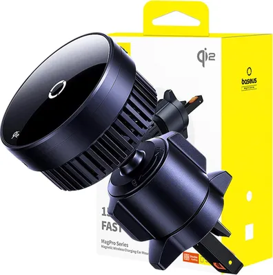 Immagine prodotto di Baseus MagPro car mount with 15W Qi2.0 inductive charger (black)