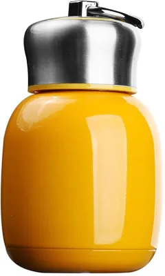 Imagen del producto de Botella térmica de acero inoxidable 304, marca Ibenzoa®, de 200 ml. Aislada al vacío, a prueba de fugas, mantiene las bebidas calientes durante 8 horas y frías durante 12 horas. Apta para lavavajillas