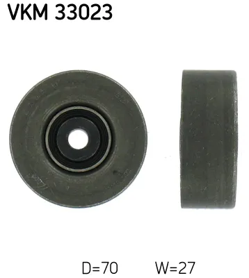 Produktbild von SKF VKM 33023 Umlenkrolle Keilrippenriemen passend für PEUGEOT 206 Schrägheck (2A/C) 206 CC (2D) 206 SW (2E/K) für CITROËN XSARA PICASSO (N68)