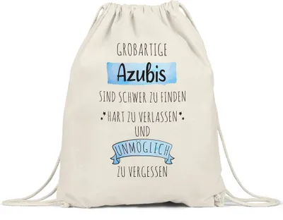 Produktbild von Großartige Azubis Sind Schwer Zu Finden Turnbeutel Gymsack  Danke Geschenk Hart Zu Vergessen