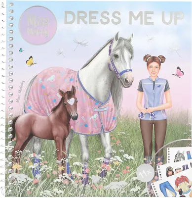 Image de Miss Melody Dress me Up - Stickerboek