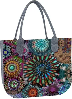 Obrázek produktu pro ARCO DESIGN plstěná kabelka Lady XL Carousel 42 x 35 cm